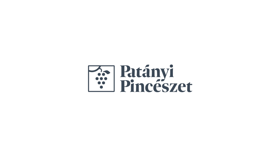 Logo for Patányi Pincészet winery, displayed on the packaging